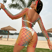 Spectra Fishnet Bodysuit - Exotique Femme