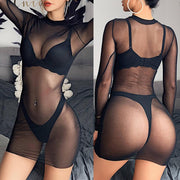 liliana sexy fishnet body cover up lingerie suit www.exotiquefemme.com