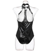 exotique leather lingerie bodysuit www.exotiquefemme.com